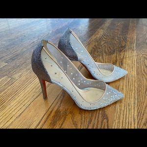 Louboutin Shimmery Cocktail Pumps size 39